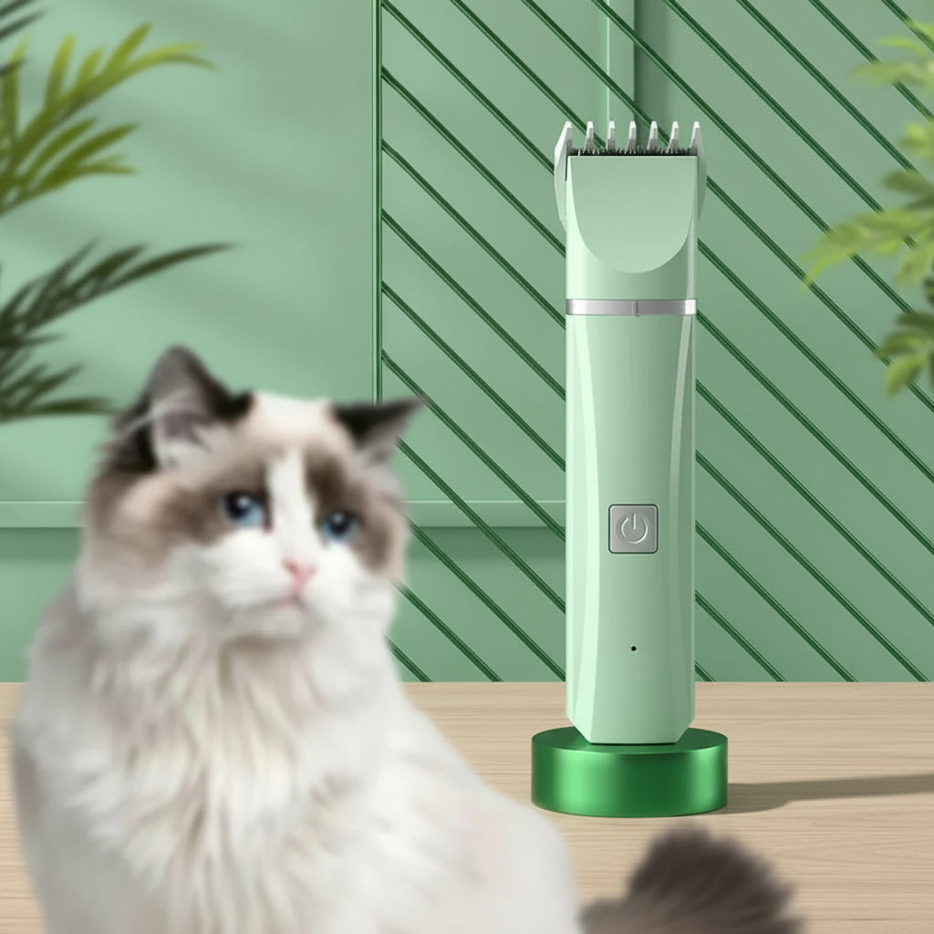 4 in 1 Electric Pet Grooming Kit - Hair Trimmer, Clippers, Nail Grinder for Cats & Dogs